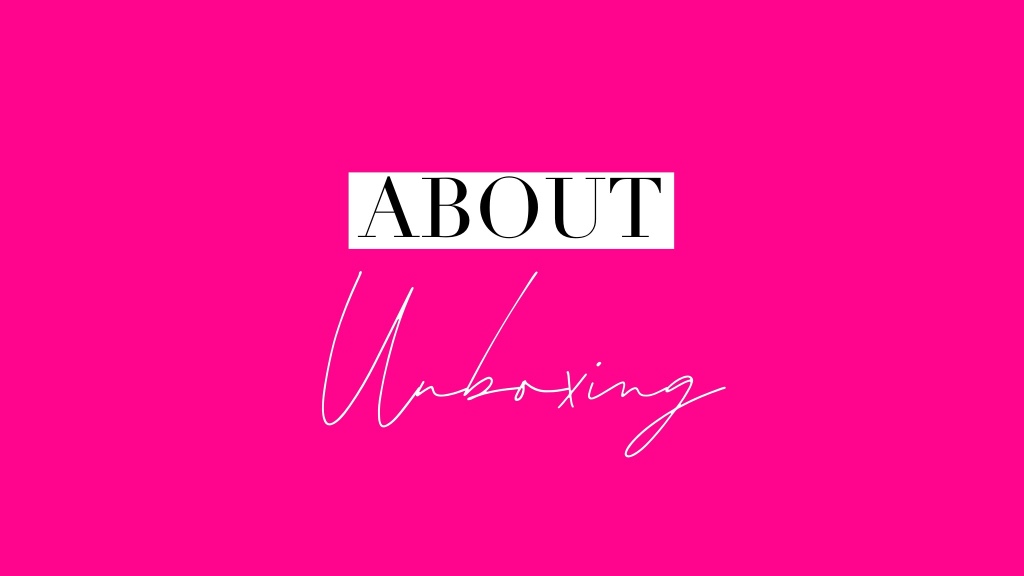 Unboxing Pink Box – Achter Geburtstag – April 2020